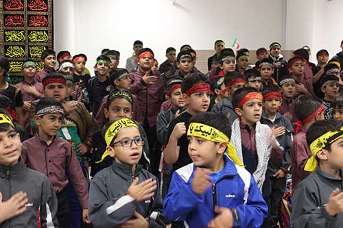 مراسم عزاداری دانش آموزی ماه محرم